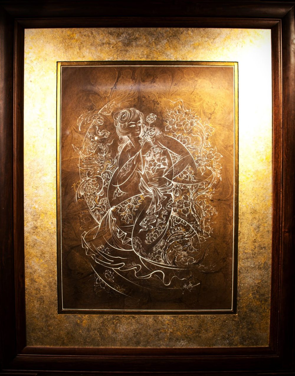 تک چهره قلمگیری سفید