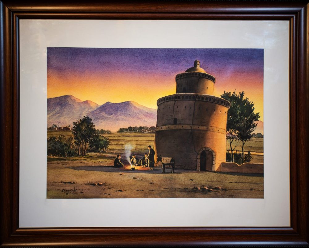 غروب برج کبوتر