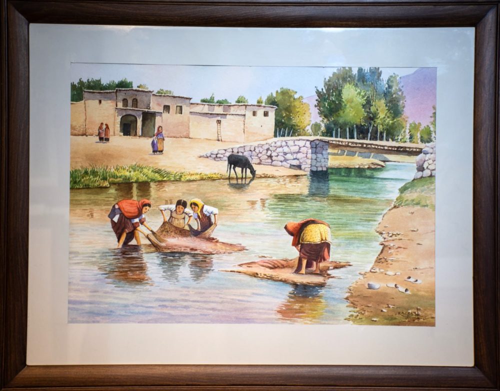 قالی شویی در کاشان